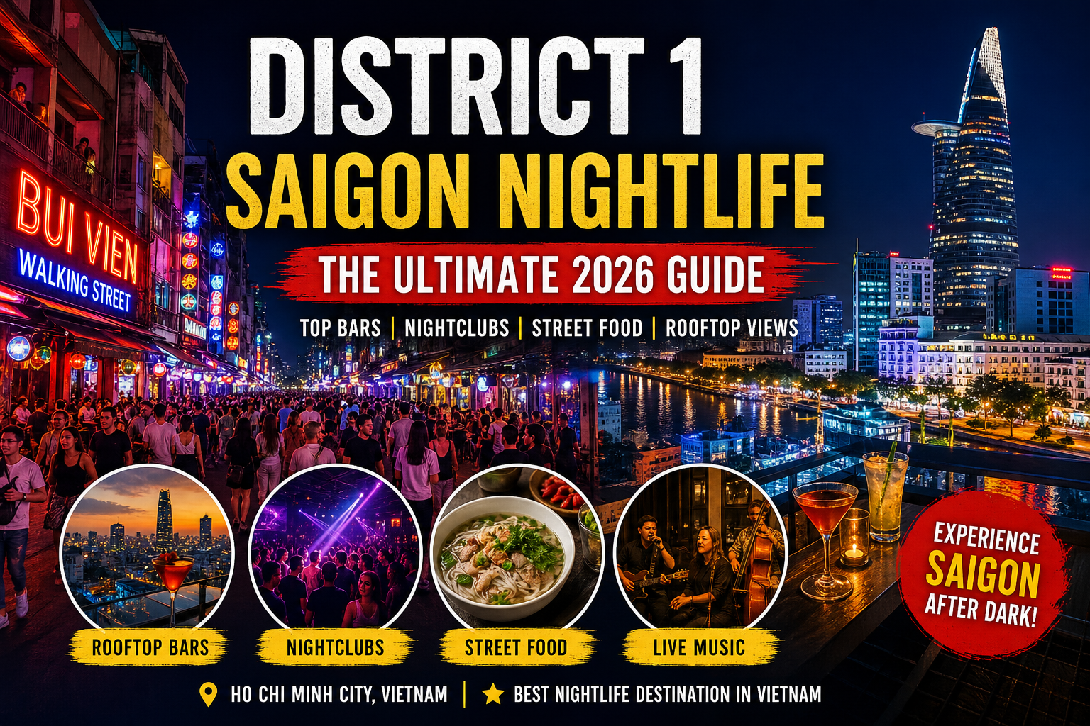District 1 Saigon nightlife